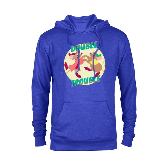 Disney Cinderella Jaq and Gus Double Trouble T-Shirt - Pullover Hoodie for Adults - Customized-Royal Heather