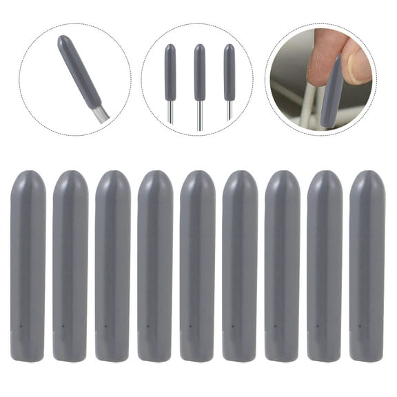 Oahisha 100pcs Universal Size Silicone Dishwasher Rack Caps,Prong Rack Caps,Fit Most Model (Grey)
