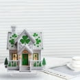 thumbnail image 3 of 2026 St. Patrick Shamrocks Diamond House Ornament, 2D Acrylic Style Painting House Ornaments 2D Gemstone Art Home Desktop Decoration 5PC, 3 of 4