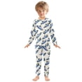 thumbnail image 3 of joogoo Car Cartoon Cute 2 Piece Long Sleeve Tee and Pants Cotton Pajama Set 5Y, 3 of 7
