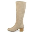 thumbnail image 3 of Journee Womens Sanora Stacked Heel Riding Boots, 3 of 10