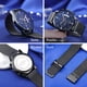 thumbnail image 4 of Reloj de pulsera para hombre, resistente al agua, deportivo, analógico, de cuarzo, de acero inoxidable, 4 of 6