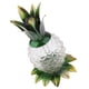 thumbnail image 5 of Lámpara de mesa decorativa de cristal con luz LED en forma de piña con energía solar Blanco, 5 of 9