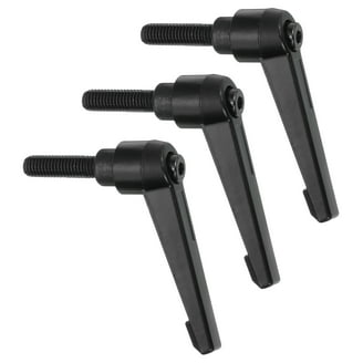 Uxcell M12 X 40mm Handle Adjustable Clamping Lever Thread Push Button Ratchet Male Threaded Stud