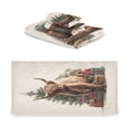 thumbnail image 2 of 3 Piece Bath Towels Set Bath Towel, Hand Towel and Face Towel for Bathroom, Gym, Hotel Cow and Christmas Gifts, 2 of 8