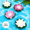 thumbnail image 2 of Solar Floating LED Flower Lights - Pink or White Set of 2, 2 of 5