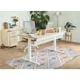 thumbnail image 4 of Motif Printed Faux Rabbit Blinx Ivory & Tan 3 ft. x 5 ft. Accent Rug, 4 of 6