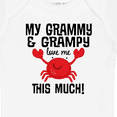 thumbnail image 4 of Inktastic My Grammy and Grampy Love Me Boys or Girls Baby Bodysuit, 4 of 5