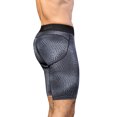 thumbnail image 4 of Tignapoo Men's Compression Cycling Shorts with Elastic Waistband, Quick-Dry Fabric, Stylish Printed Design for Running and Workouts - Available in Size S (4005#), 4 of 6