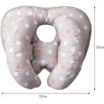 thumbnail image 4 of Banana Neck Pillow for Kids - Neck Support - Stroller Travel Pillow (Orange Star), 4 of 5