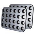 thumbnail image 1 of Juego de 2 moldes para muffins con disipación de calor, 1 of 1