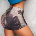 thumbnail image 4 of Goofa Stylish Kangaroo In Suit Printed Workout Shorts Women Seamless Scrunch Butt Lifting High Waisted Gym Booty Shorts Elastic Workout Shorts-Large, 4 of 8