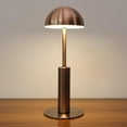 thumbnail image 3 of Modern Table Lamp Bar Decor Desk Restaurant Battery Bronze, 3 of 7