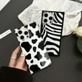 thumbnail image 2 of Cow Print  Phone Case for iPhone 15 (NOT Pro) Cute Retro  Edge Trunk Design Slim Glossy Sleek One Piece Strong Protective Cover(iPhone 15 6.1",Cow Pattern), 2 of 9