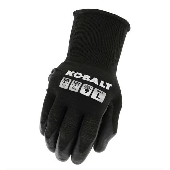 Kobalt Medium Black Nitrile dipped Nitrile Everyday Gloves