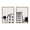 Gold, variant on Kate and Laurel Sylvie Miami Beach Architecture Retro Art Deco Framed Canvas Wall Art Set by The Creative Bunch Studio, 2 Piece 18x24 White, Minimalist Miami Building Art for Wall
