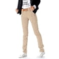 thumbnail image 3 of TRGPSG Women's High Waist Slim Fit Casual Pants Stretch Straight Leg Chino Pants, 3 of 7