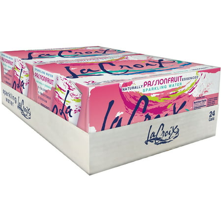 LaCroix Sparkling Water - Passionfruit, 2/12pk/12 fl oz Cans, 24 / Pack (Best Flavored Sparkling Water Brands)