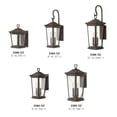 thumbnail image 6 of 2365OZ-LL Hinkley Lighting Bromleys - 3 Light Large Outdoor Wall Lantern in Traditional Style - 10 Inches Wide by 19.25 Inches High-Oil Rubbed Bronze, 6 of 14