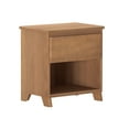 thumbnail image 3 of Farmhouse 1 Drawer Nightstand, Pecan Dip, 3 of 10