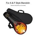 thumbnail image 2 of A&F Style Mandolin Gig Bag Stylish Padding Zippered Backpack with Carry Handle & Shoulder Strap, 2 of 7