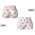 thumbnail image 3 of Sikiie Starfish 1 Print Workout Shorts Women Scrunch Butt Gym Shorts Seamless High Waist Tummy Control Yoga Biker Athletic Shorts, 3 of 5