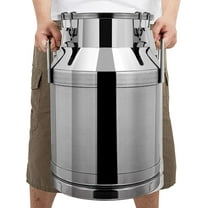 Milk Can, 30 Liter Milk Jug - Durable Stainless Steel, Easy Pour Spout Leak-Proof Design for Fresh Milk Storage - Ideal for Home, Kitchen, Dairy Use (30L)