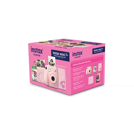 Fujifilm Instax Mini 7+ Camera Bundle - Light Pink