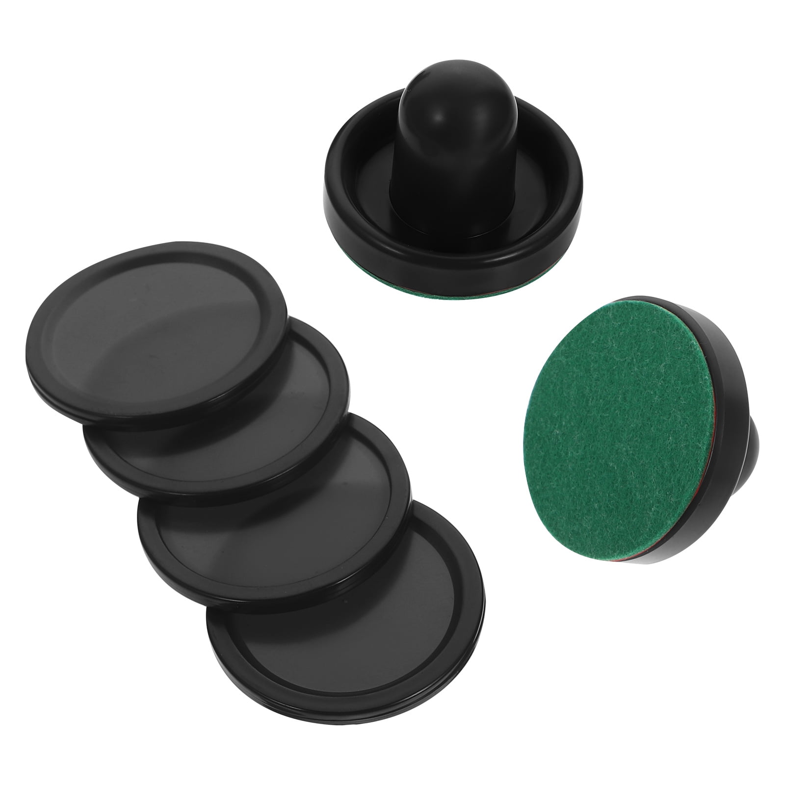 Ensemble Rondelles Et Poussoirs Hockey Sur Glace - Accessoires Table Hockey Classique - Lot Complet
