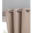 thumbnail image 4 of WARM HOME DESIGNS 1 Pair (2 Panels) of Brown Taupe Color Blackout Bedroom Curtains with Grommets. Each of 2 Insulated Thermal Window Drapes is 38" X 84" in Size and Includes a Matching Tie-Back., 4 of 5