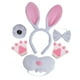 thumbnail image 1 of Diadema de disfraz de conejito para cosplay, festival, carnaval, Halloween, niños y niñas Blanco, 1 of 9