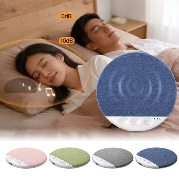 KOYPTL Bluetooth Speaker,Bluetooth Stereo Bass Pillow Speaker for Sleeping,Mini Bone Conduction Bluetooth Sleep Aid with White Noise Timer,Flat & Ultra-Thin,Auto-Off Function for Deep Sleep (Blue)