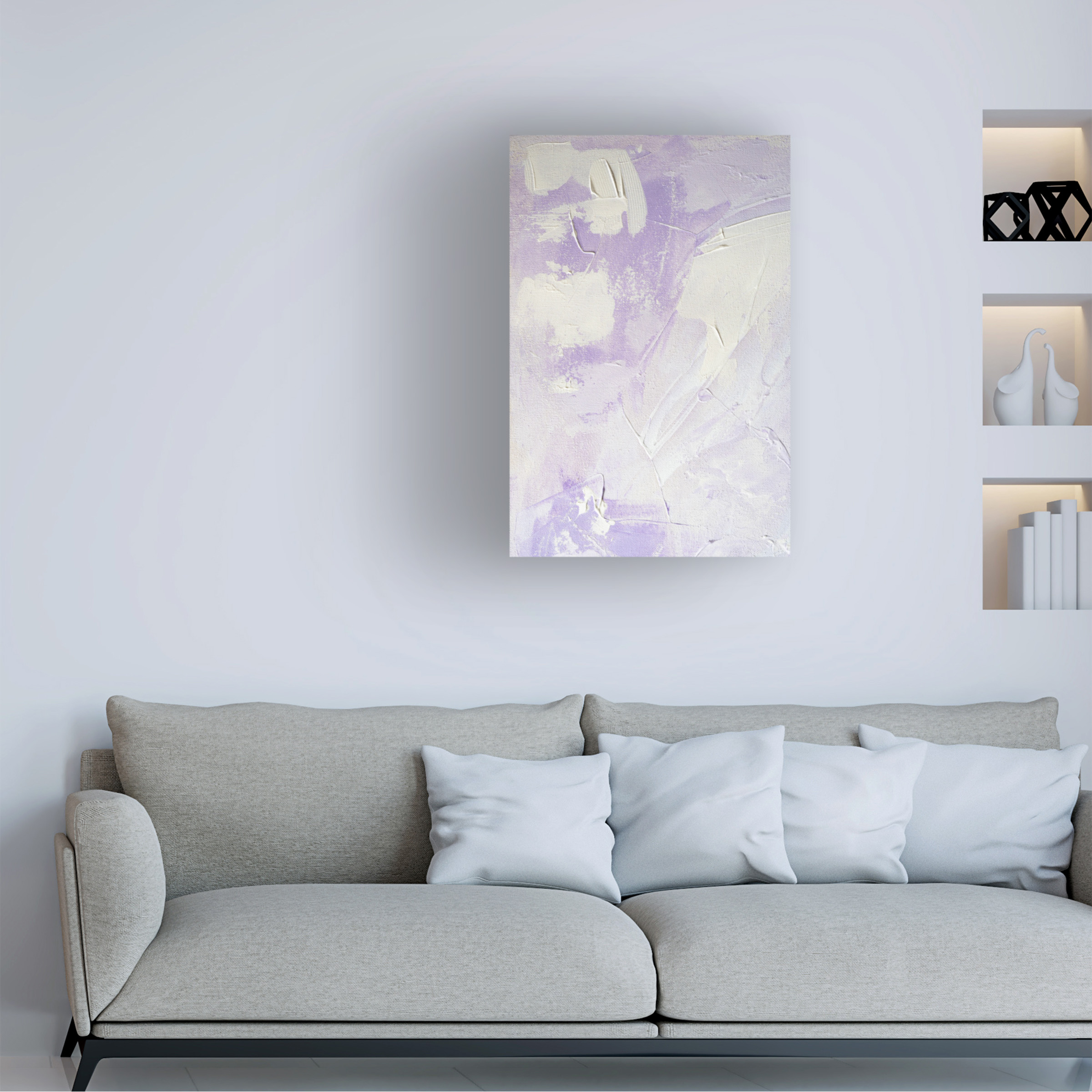 Trademark Fine Art uplusmestudio   Purple Shades Canvas Wall Art