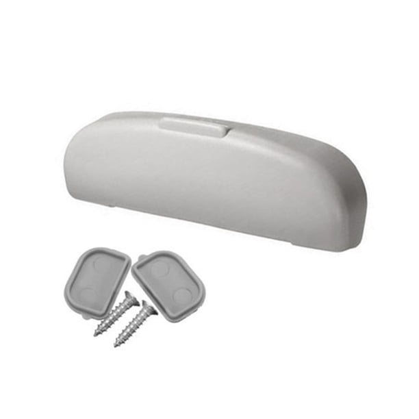 1 pieza de caja de almacenamiento para gafas de sol para coche, caja de almacenamiento para coche (gris)