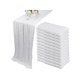 thumbnail image 1 of 12 Pack Cheesecloth Table Runner 35x120 Inch / 35x157 Inch Boho Gauze Table Runner 10Ft / 13Ft Cheese Cloth Long Table Runner Romantic Table Runner f, 1 of 4