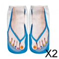 thumbnail image 1 of 2x Divertidas Calcetines con Estampado de Niña para Mujer Calcetines Cómodos para Hombre Novedad Casual Personalizado Corte Bajo Tobillo Crew 2 piezas, 1 of 8