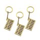 thumbnail image 1 of WEUVEB 3Pcs Golden Abacus Keychains Stylish Key Holder Durable Key Decoration Pendant for Backpack, 1 of 8