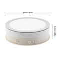 thumbnail image 3 of Miumaeov 7.9in Electric Motorized Display Stand 360° Rotating Jewelry Photography Show Holder, 3 of 22