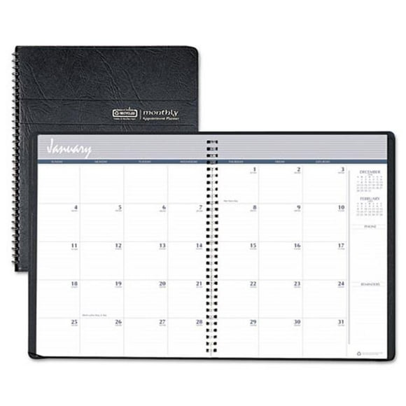 House of Doolittle HOD26202 Monthly Planner  14 Mos. Black the product will be for the current year