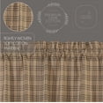 thumbnail image 5 of VHC Brands Sawyer Mill, Farmhouse Curtain Panels, Plaid, Charcoal, 96x40, Set of 2, 5 of 11