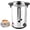 17.3x10.4In 12L, variant on 8L Commercial Coffee Urn, 1KW Stainless Steel Large Coffee Maker with Percolator System & Temp Control Function Electric Hot Water Dispenser for Party Office Wedding (14.9x8.3In 8L)