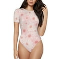 thumbnail image 2 of Picia Chrysanthemum Womens One Piece Swimsuits Modest Tummy Control Bathing Suits Lace Up Slimming Swim Suit-Small, 2 of 9