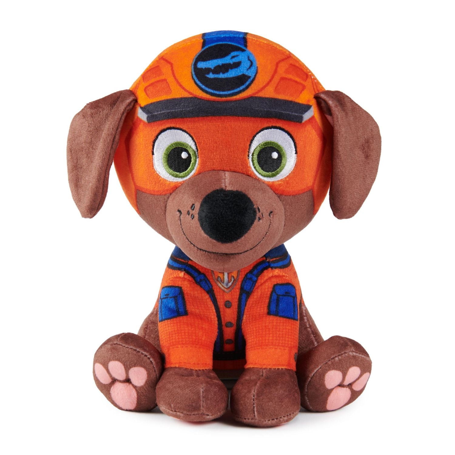 PAW Patrol Jungle Pups, Peluche Tracker de 20,3 cm, animal en peluche pour les garçons et les filles à partir de 3 ans