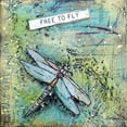 thumbnail image 3 of Baker, Sara 15x15 Black Modern Framed Museum Art Print Titled - Free to Fly, 3 of 5
