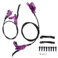 thumbnail image 2 of Bike Disc Brake Set, Mountain Bike Hydraulic Disc Brake Kit 4 Piston Hydraulic Disc Brake Bike CNC Bilateral Oil Brake with 160mm Rotor Disc Suitable for Most Model on the Market, 2 of 7