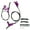 Purple, variant on Yajisi ZTTO MTB 4 Piston Hydraulic Disc Brake Set CNC Aluminum Alloy Front Rear Oil Pressure Caliper for Mountain Bikes Purple