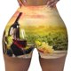 thumbnail image 2 of Fotbe Red Wine Glasses Shorts Sin Costuras – Shorts Deportivos de Cintura Alta para Mujer, Elásticos para Gimnasio, Yoga, Running o Ciclismo-Medium, 2 of 8