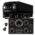thumbnail image 3 of Dashboard Gauge Set, IP67 Waterproof Multifunction Boat Instrument Panel  For Agricultural Machinery For RV, 3 of 8