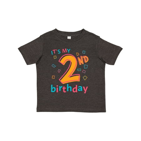 

Inktastic It s My Second Birthday Gift Toddler Boy or Toddler Girl T-Shirt