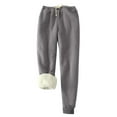 thumbnail image 2 of Simua Pantalons de Jogging en Molleton pour Femmes Bas Resserré Hiver avec Cordon de Serrage Taille Haute avec Poches, 2 of 5